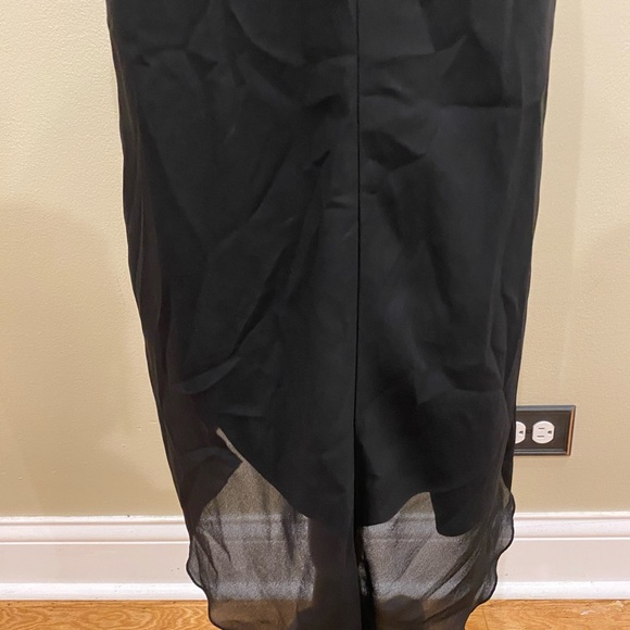 Be Smart Cocktail Cowl Neck Midi Dress Junior 3/4 - Picture 3 of 6